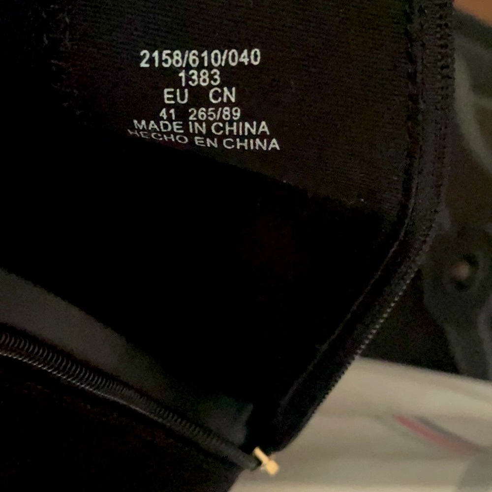 ZARA size 41 black 3”squared blocked  heel - Picture 10 of 11